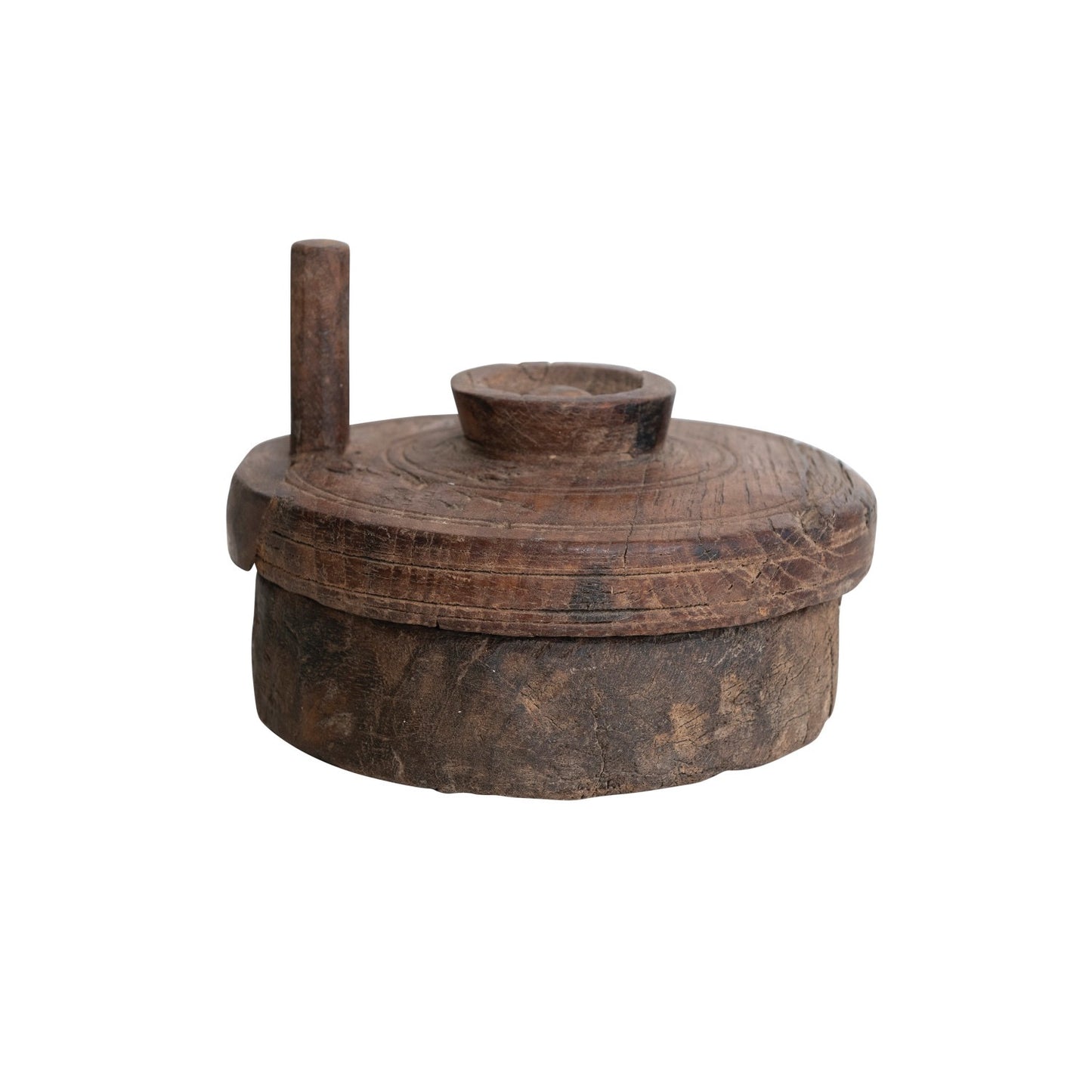 Round Reclaimed Spice Grinder