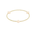 Signature Cross Bracelet 3mm- Off White