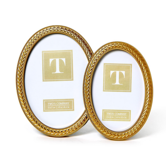 Laurel Wreath Gold Frame