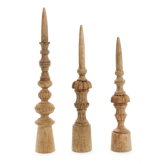 Carved Wood Finials