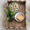 Mango Wood Scalloped Tray