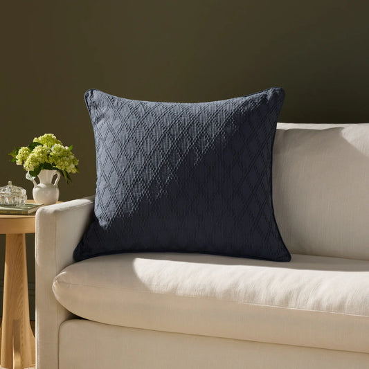 Loloi Cary Blue Pillow