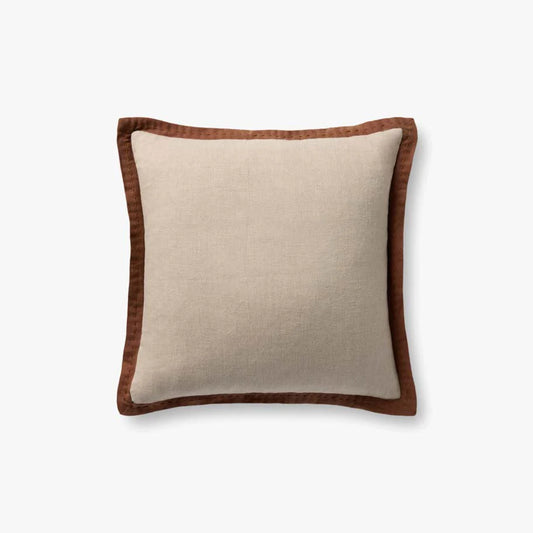 Loloi Natural/Brown Pillow