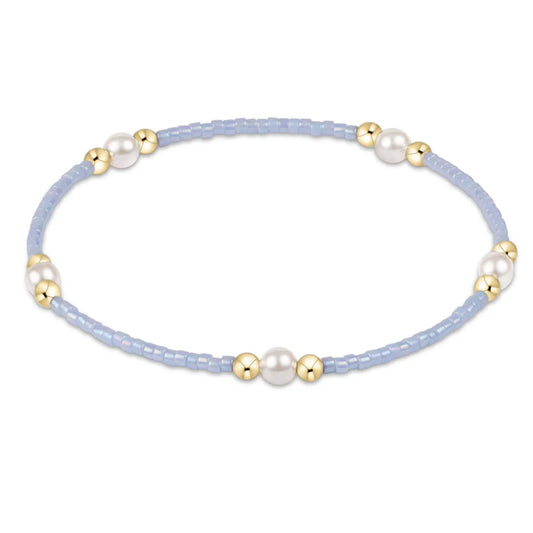 Hope purpose pearl bracelet - ocean mist