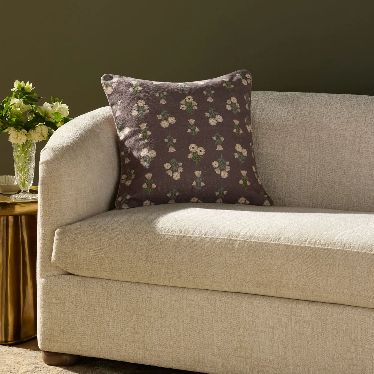 Loloi Pillow Posie Mauve/Floral