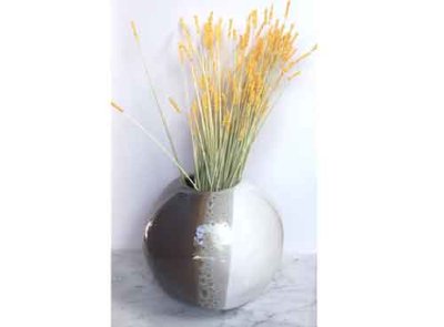 Large Sphere Vase Umber