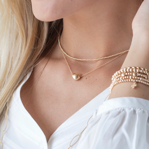16" Honesty Necklace Gold