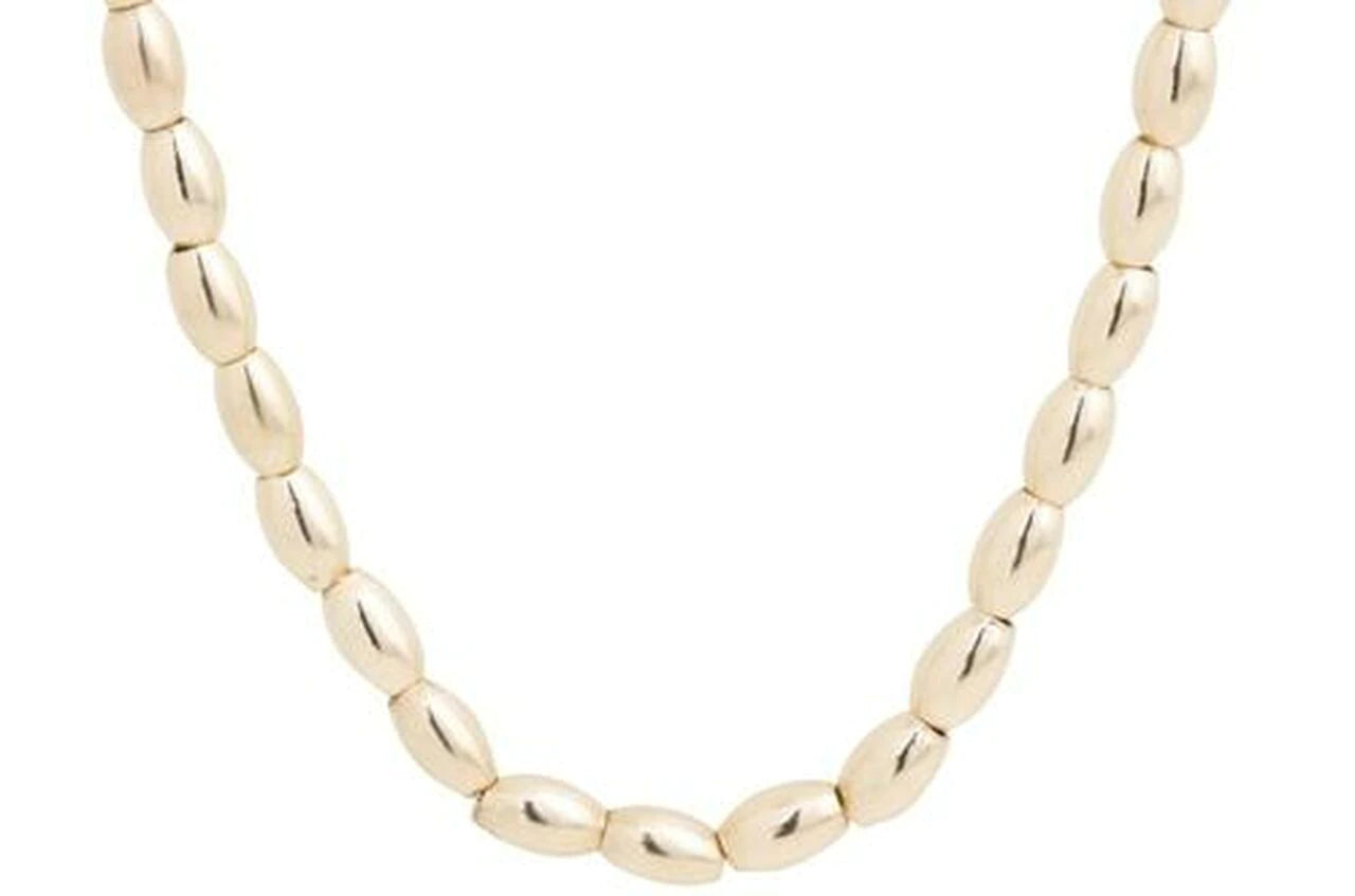 15" Choker Harmony Small Gold Bead