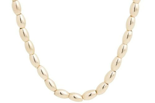 15" Choker Harmony Small Gold Bead